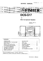 Fisher DCSG-17 - Service Manual 